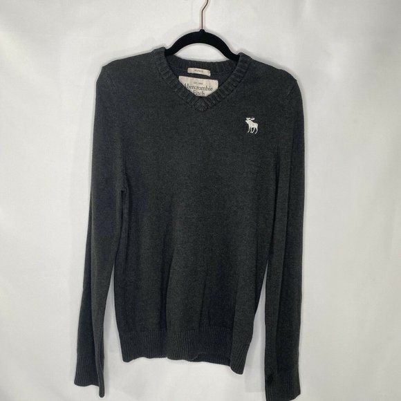 Abercrombie & Fitch Other - Abercrombie & Fitch muscle sweater gray v neck